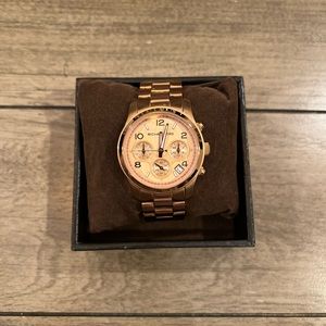 Michael Kors Runway Rose Gold Watch